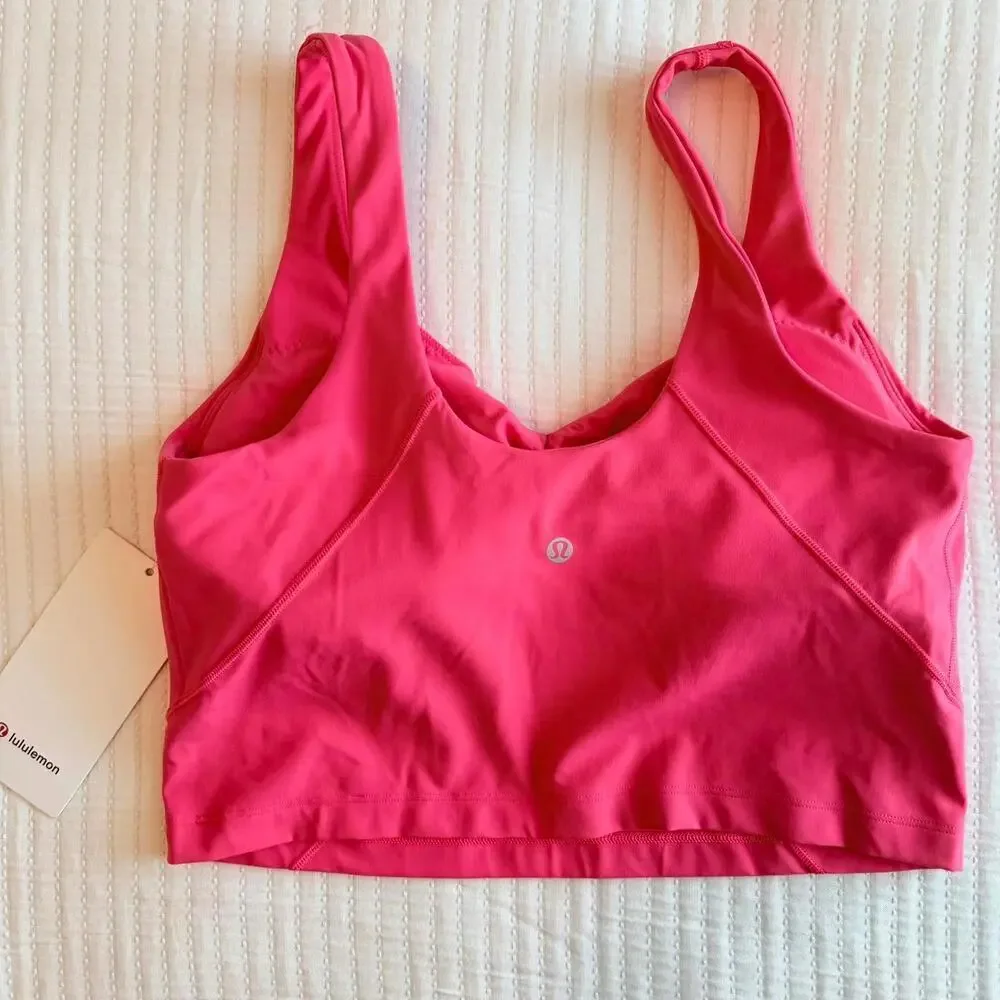 NWT Lululemon Align Tank Top *Light Support, A/B Cup Glaze Pink Size 10 - Picture 4 of 6